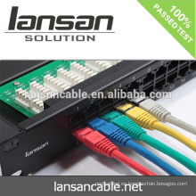Precio de fábrica Cable de conexión Cat6 cable de red, 0.5m, 1m, 3m, 5m, 10m